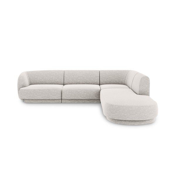 Colțar gri deschis (pe partea dreaptă) Miley – Micadoni Home