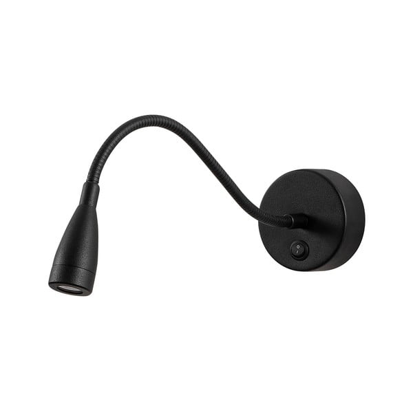 Aplică de perete neagră LED Reading – Opviq lights