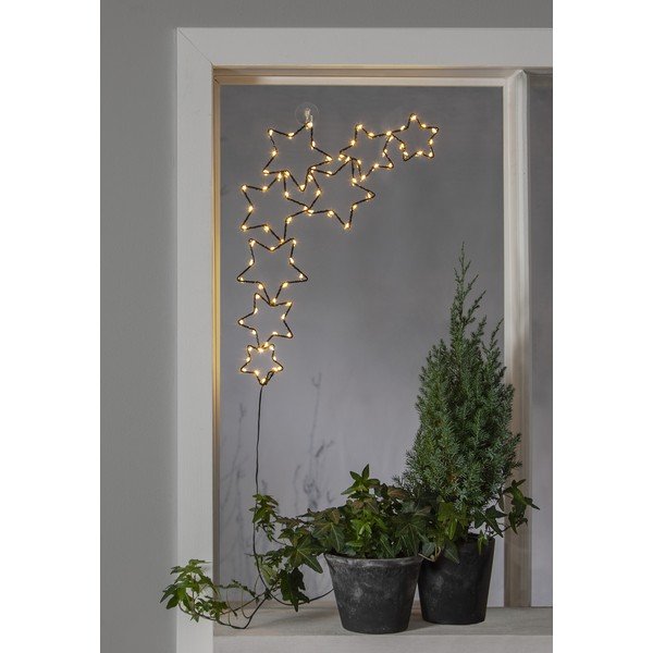 Decorațiune luminoasă neagră de Crăciun Stella - Star Trading-image-1