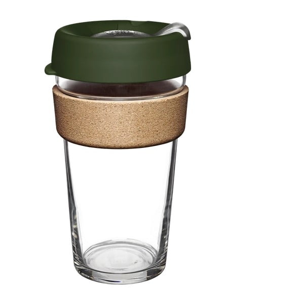 Cană de voiaj verde 454 ml Brew Cork Pine L – KeepCup