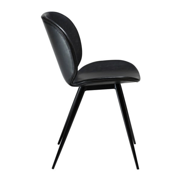 Scaun din piele artificială DAN-FORM Denmark Cloud, negru-image-4