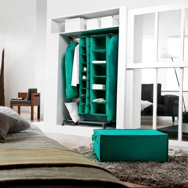Husă textilă pentru haine Compactor Garment Green, 100 cm-image-1