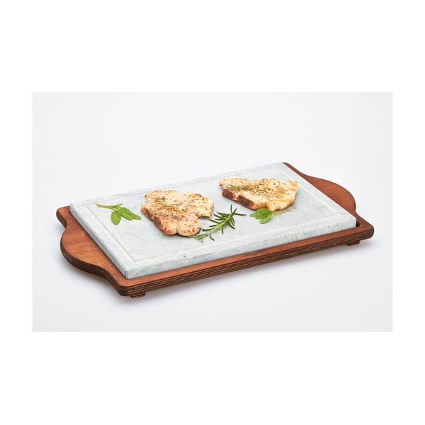 Tavă servire Bisetti Stone Plate, 25 x 40 cm
