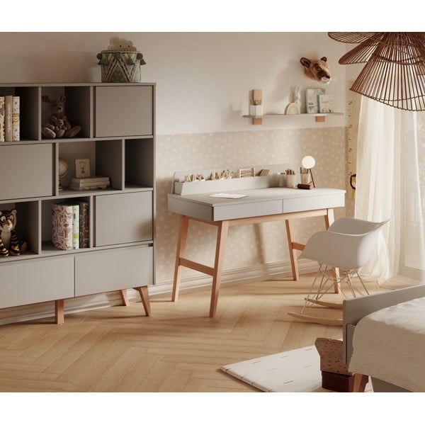 Birou pentru copii cu blat alb 60x120 cm Swing – Pinio-image-1