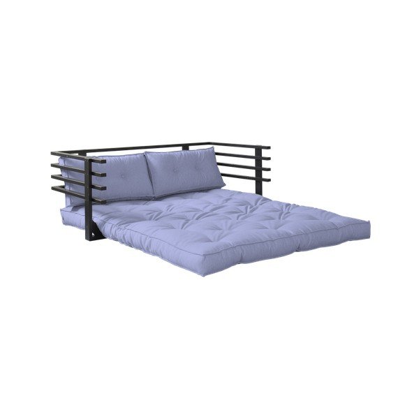 Canapea extensibilă Karup Funk Black/Blue Breeze-image-2