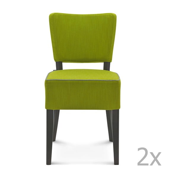Set 2 scaune Fameg Aslak, verde