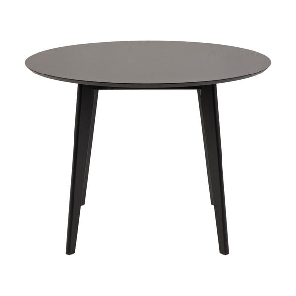 Masă dining în decor de stejar Actona Roxby, ø 105 cm, negru-image-4