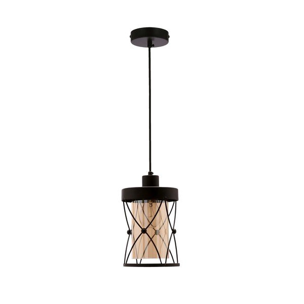 Lustră neagră ø 15 cm Agar – Candellux Lighting
