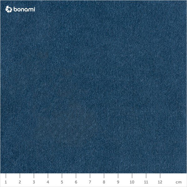 Taburet tapițat din catifea EMKO Naïve, albastru-negru-image-1