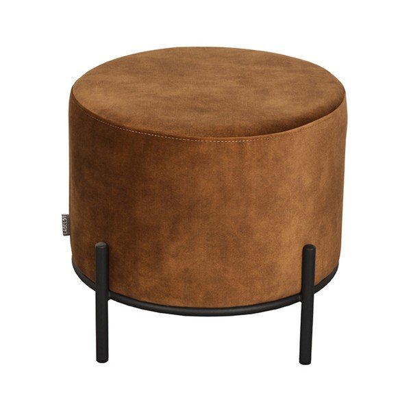 Taburet maro cu tapițerie din catifea Troy – LABEL51-image-2