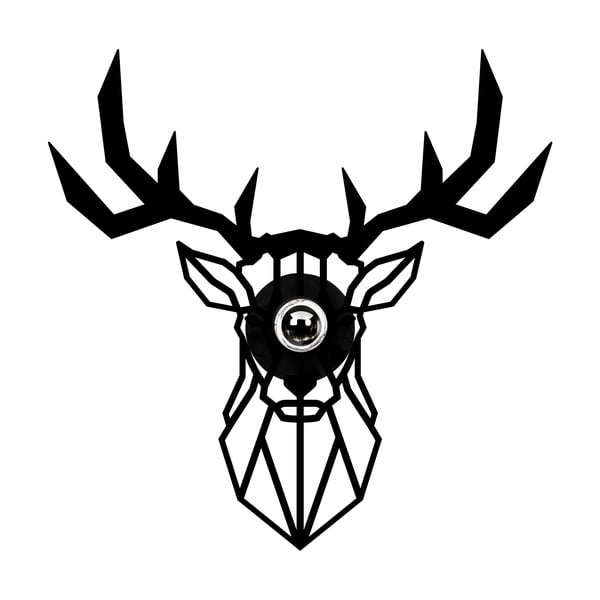 Aplică de perete neagră – Opviq lights