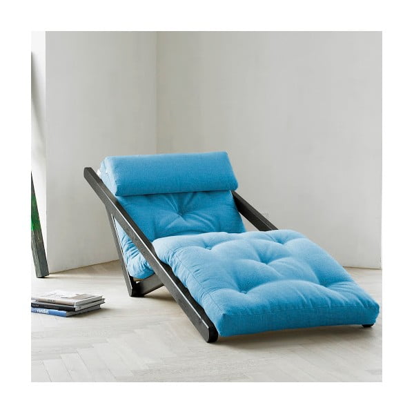 Fotoliu Karup Figo Wenge/Horizon Blue, 70 cm-image-1