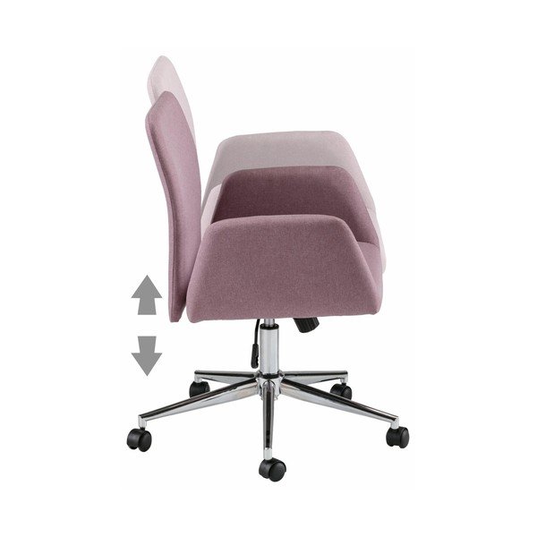 Scaun de birou Støraa Bendy, roz-image-3