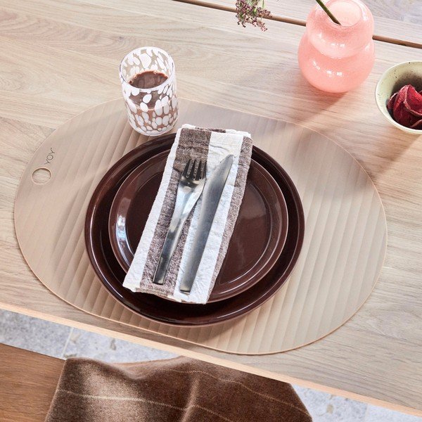 Farfurii teracotă 2 buc. din teracotă ø 22 cm Yuka – OYOY Living Design-image-1