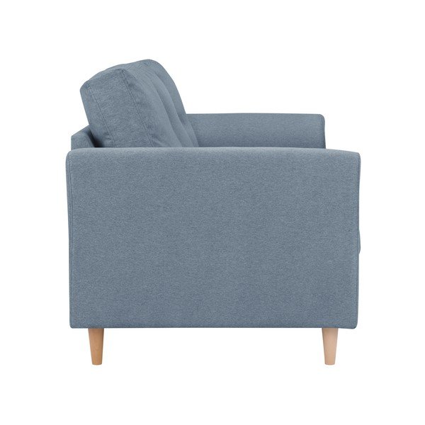 Canapea cu 2 locuri Kooko Home Smooth, albastru-image-2
