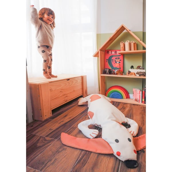 Fotoliu puf pentru copii bej Dog – Little Nice Things-image-1