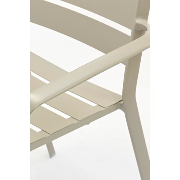 Set mobilier de grădină gri din aluminiu pentru 4  persoane Spring - Ezeis-image-1