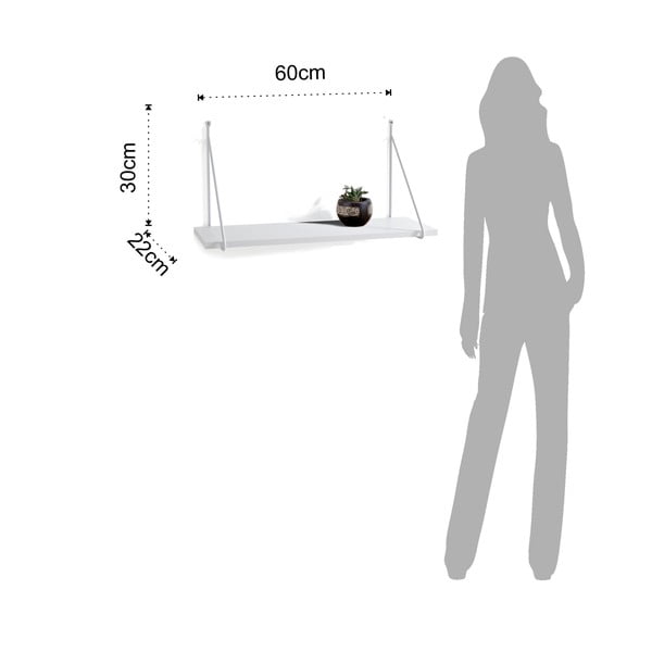 Raft de perete Tomasucci Fast, alb-image-3