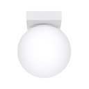 Plafonieră albă cu abajur din sticlă ø 12 cm Umerta – Sollux