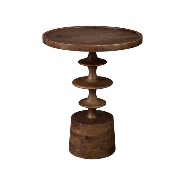Măsuță auxiliară rotundă din lemn de mango ø 46 cm Cath – Dutchbone