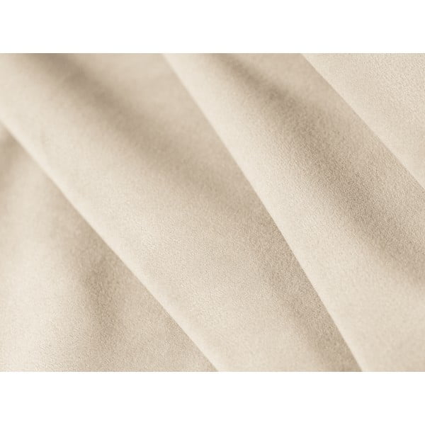 Fotoliu bej cu tapițerie din catifea Jodie – Micadoni Home-image-1