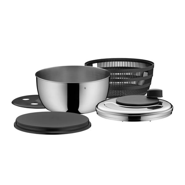 Centrifugă pentru salată din oțel inoxidabil Cromargan® WMF, înălțime 16 cm