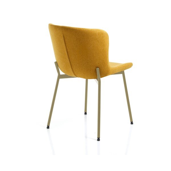 Scaune de dining galben-ocru 2 buc. Snug – Tomasucci-image-3