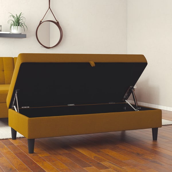 Taburet galben Hartford – Støraa-image-1