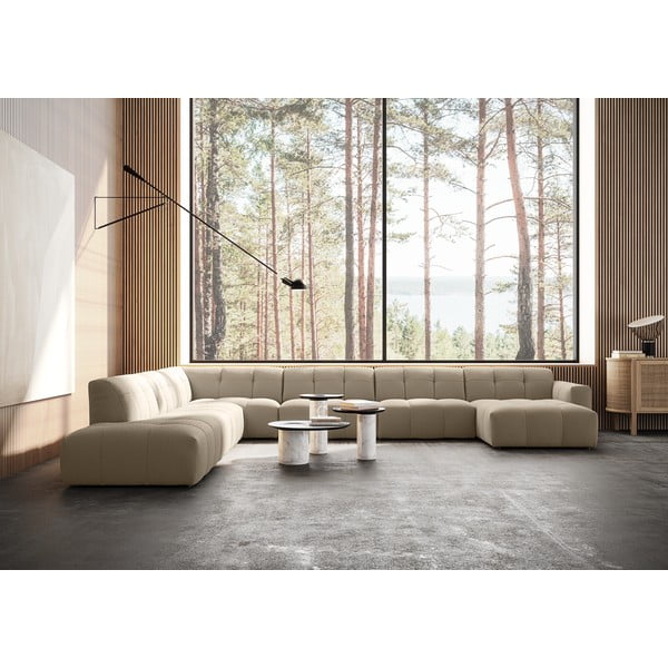 Colțar bej (în formă de "U") Chess – Furninova -image-1