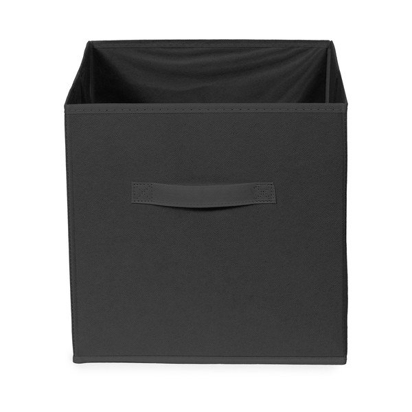 Cutie de depozitare neagră din material textil 31x31x31 cm – Compactor