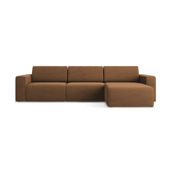 Colțar modular maro (cu colț pe partea dreaptă) Kalea – Makamii