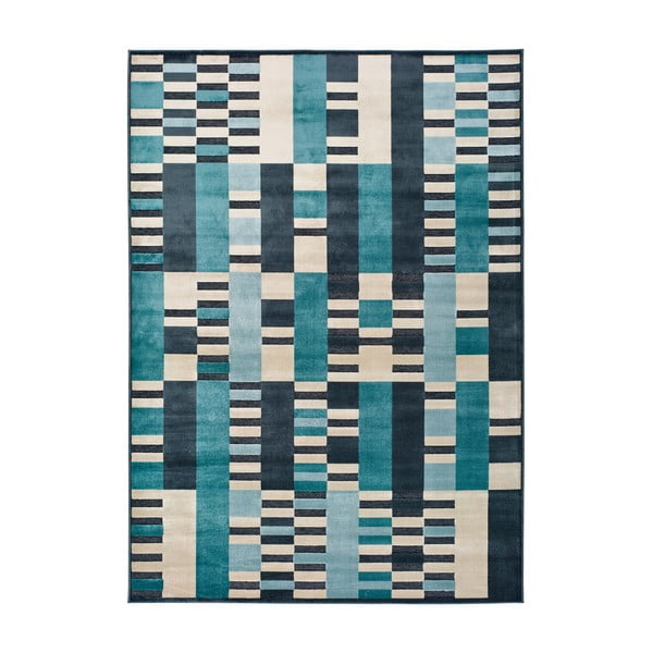 Covor Universal Farashe Stripes, 160 x 230 cm, albastru