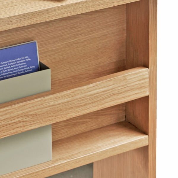 Birou cu blat cu aspect de lemn de stejar 70x140 cm Forma – Hübsch-image-3