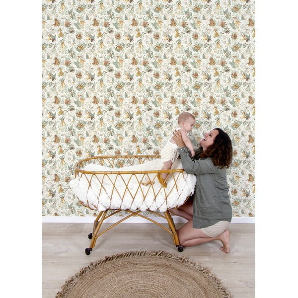 Tapet pentru copii 10 m x 50 cm Forest Friends – Lilipinso-image-3