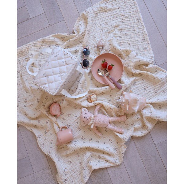 Tacâmuri pentru copii, roșu/somon din silicon 3 buc. Rose Mix – Cam Cam Copenhagen-image-2