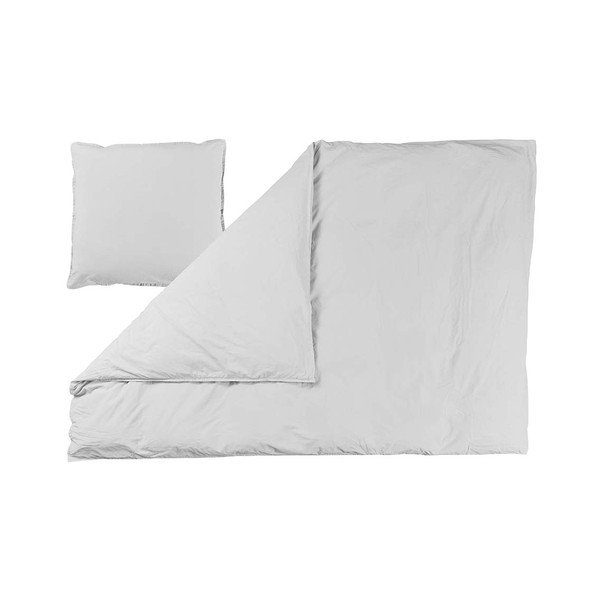 Lenjerie de pat albă extinsă din bumbac organic 220x140 cm Curly - Bahne & CO