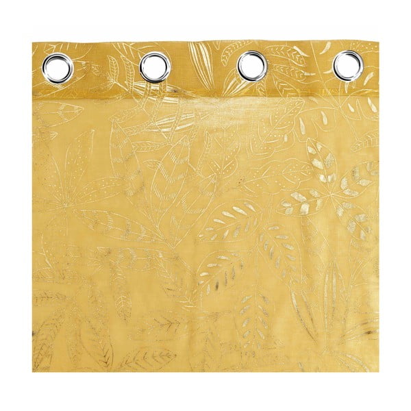 Perdea galbenă 140x280 cm Belflor – douceur d'intérieur-image-3