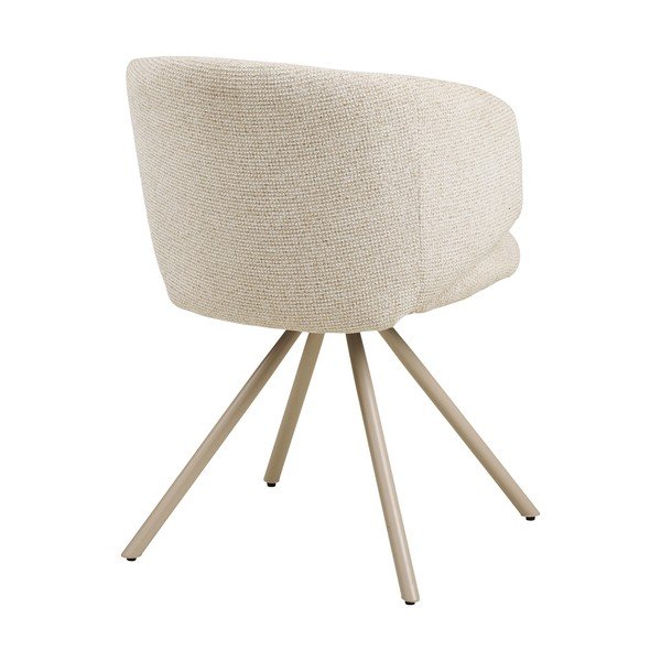 Scaun de dining bej tapițat Fulham – House Nordic-image-4