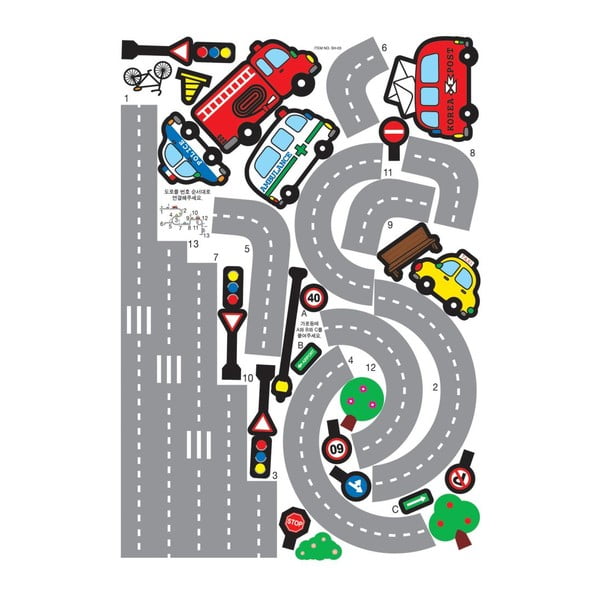 Autocolant pentru perete Ambiance Car For Children-image-1