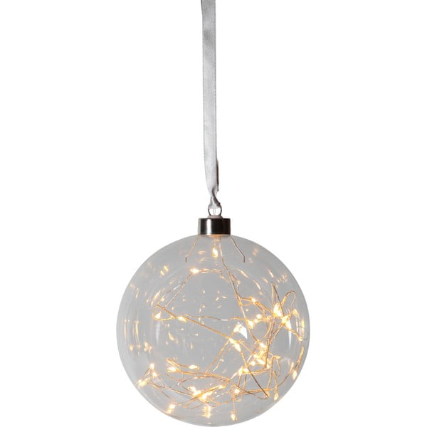 Decorațiune luminoasă de Crăciun albă ø 15 cm Glow – Star Trading
