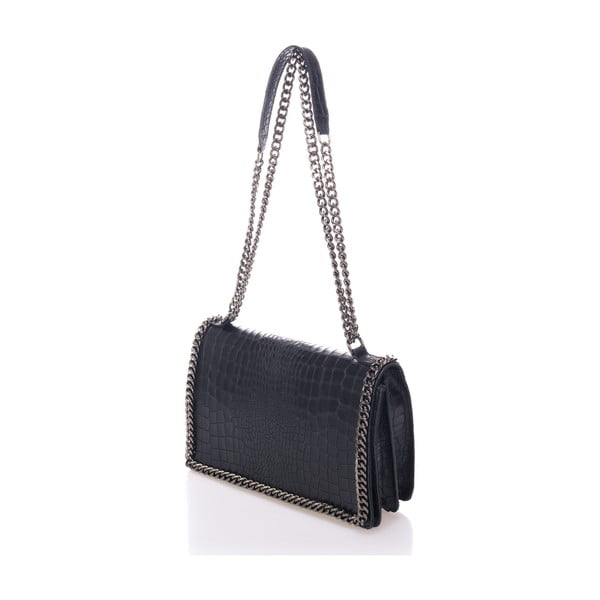 Geantă din piele Lisa Minardi Cosma, negru-image-2