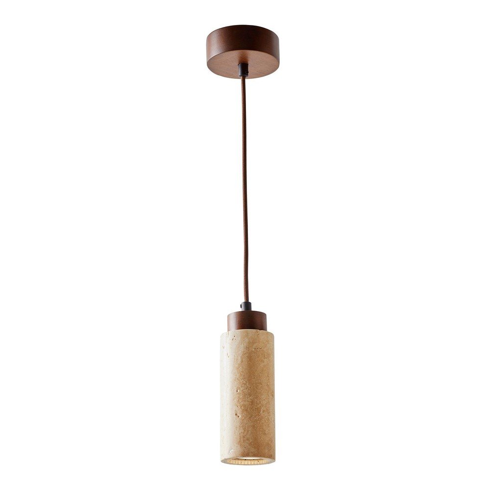 Lustră bej cu abajur din piatră ø 65 cm Selma – Opviq lights