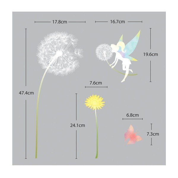 Autocolant Ambiance Dadelion and Little Fairy-image-3