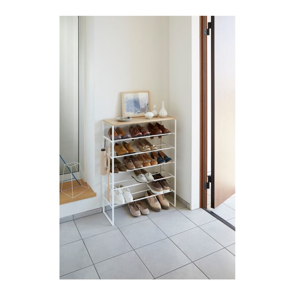 Pantofar alb din metal Tower – YAMAZAKI-image-2