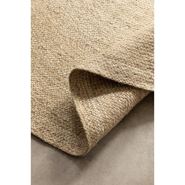 Covor fildeș reversibil rotund din iută ø 140 cm Braided – Hanse Home-image-2