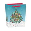 Pungă de cadouri 25x10 cm  cu model de Crăciun Beneath the Tree – Roger la Borde