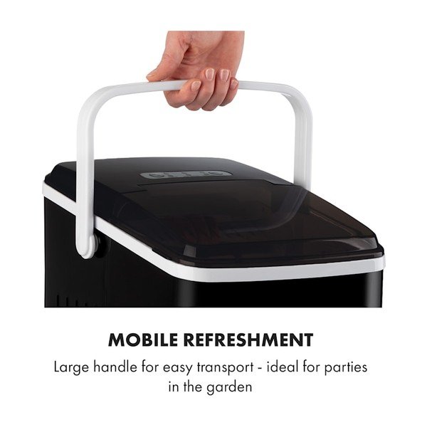 Aparat pentru gheață Klarstein Artic Porter, negru-image-4