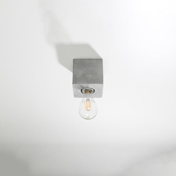 Plafonieră gri 10x10 cm Gabi – Nice Lamps