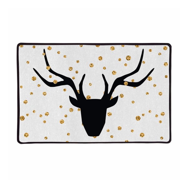 Covor multifuncțional Butter Kings Reindeer Head, 45x75 cm