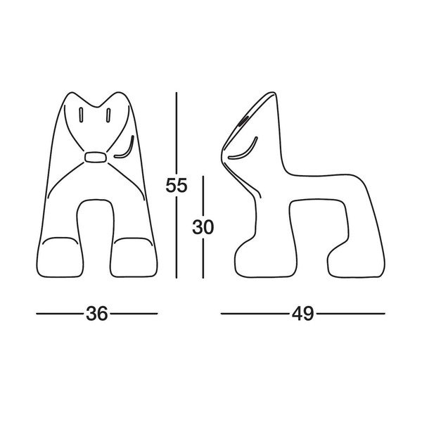  Scaun pentru copii Magis Julian, galben-image-4